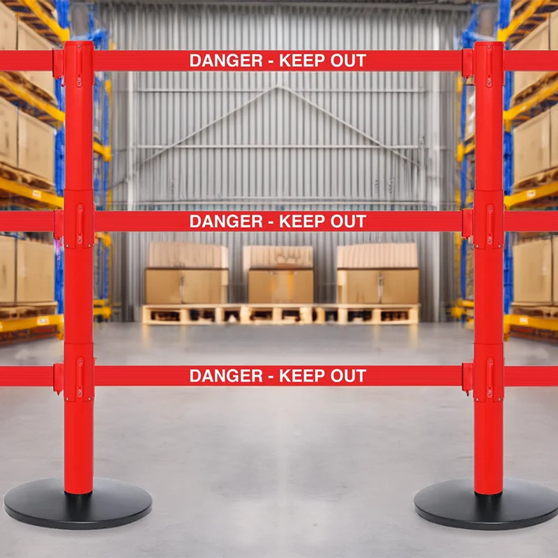 SafetyPro Triple Danger Keep Out In Warehouse