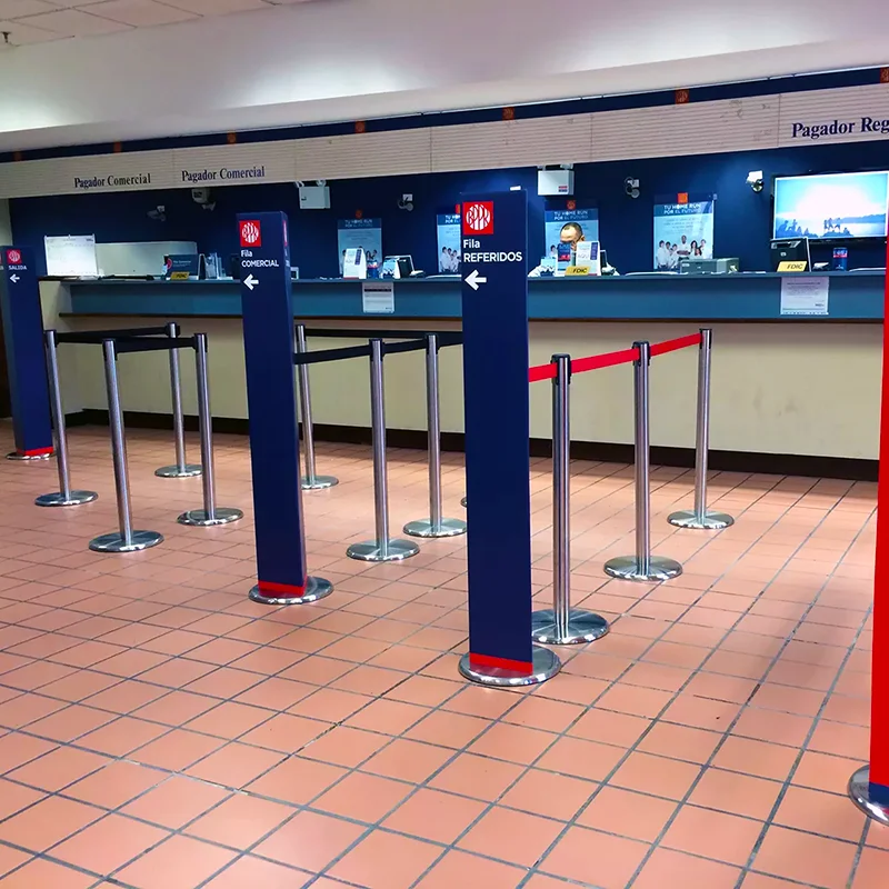 Queue Pro 250 In Use At Bank