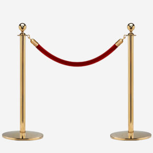 Red Carpet Ropes Post 2