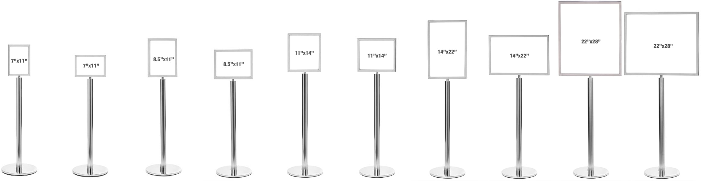 Sing Stands and Size options