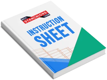 Download Post N' Panel Instruction Sheet Belt Stanchions Instruction Sheet