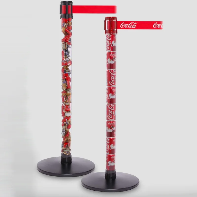 Queue Pro Clear 250 Promotional Stanchion With Marketing