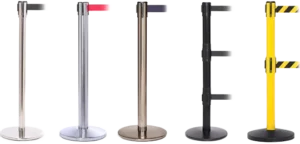Retractable Belt Stanchions Banner
